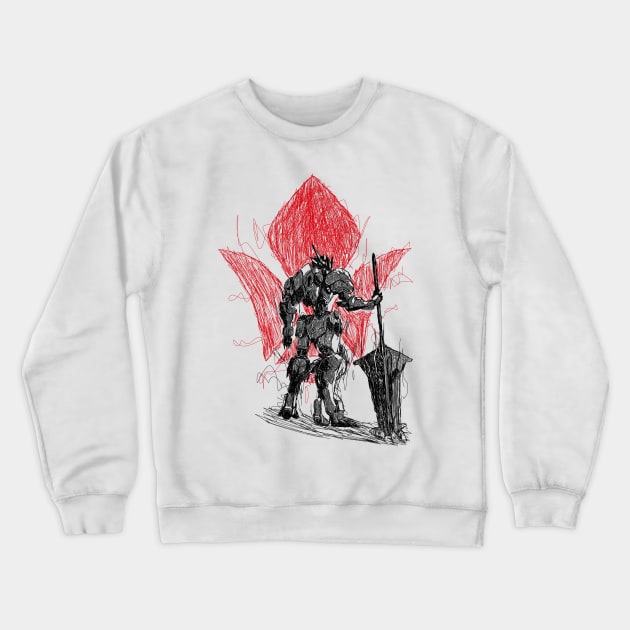 Gundam barbatos lupus rex Crewneck Sweatshirt by Amartwork